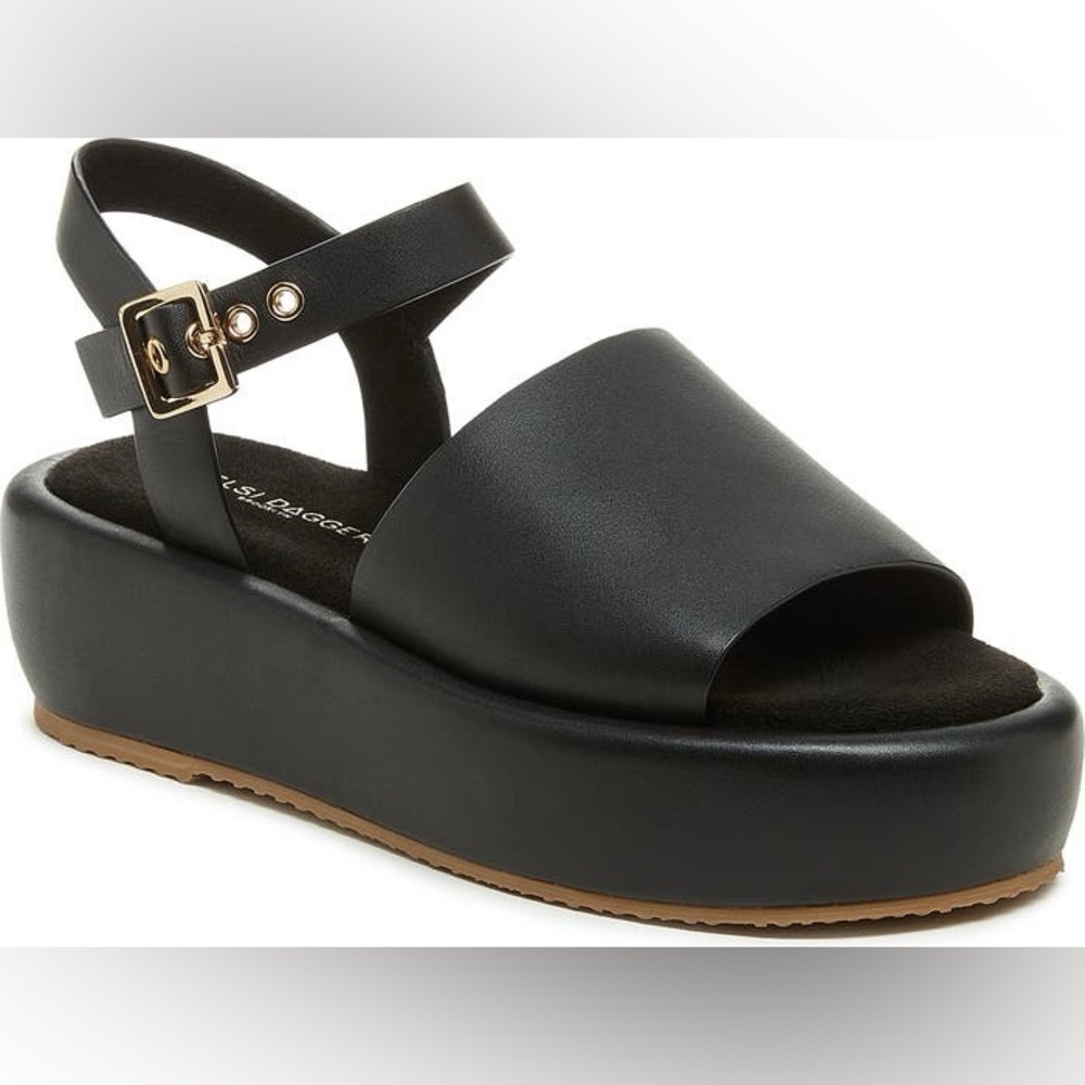 Kelsi Dagger Birdie Platform Sandal (Women) 7.5 Black